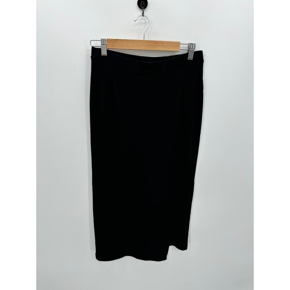 Betabrand The Sassiest Pants Women Medium Black Skirt Built in Pants Stretch